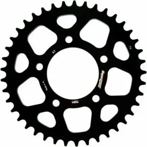 Hliníková řetězová rozeta SUPERSPROX RAL-7091:41-BLK černý 41 zubů, 520 Originální