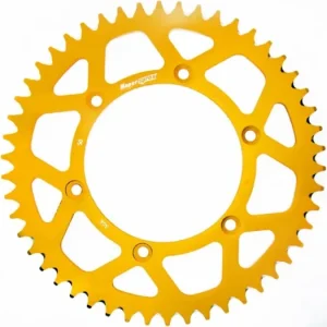 Celosvětová Doprava Hliníková řetězová rozeta SUPERSPROX RAL-808:50-GLD zlatá 50 zubů, 520