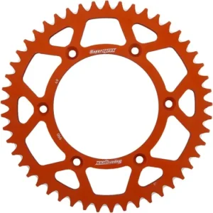 Odeslání Ihned Hliníková řetězová rozeta SUPERSPROX RAL-990:49-ORG oranžová 49 zubů, 520