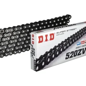 Omezená Nabídka ZVM-X série X-Kroužkový řetěz D.I.D Chain 520ZVM-X 120 L Black/Black 292664