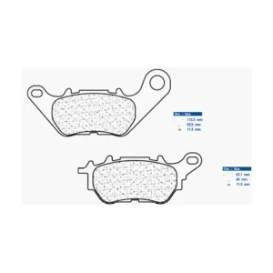 Brzdové destičky CL BRAKES 3115 MSC 3115MSC Cenová Bomba