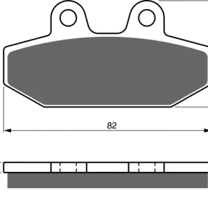Profesionální Brzdové destičky GOLDFREN 395 S3 252592