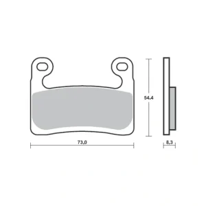 Brzdové destičky BREMBO 07GR90SA Poslední Šance