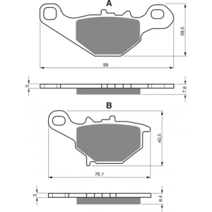 Kup Teď Brzdové destičky GOLDFREN 109 K1