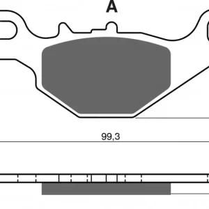 Brzdové destičky GOLDFREN 226 K1 14710 Cenová Bomba