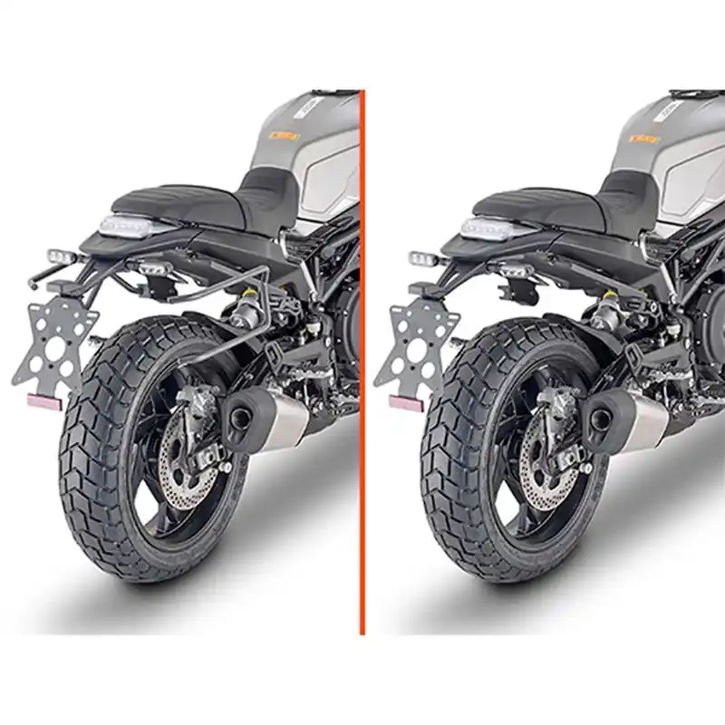 Celosvětová Doprava KAPPA rychloupínací boční nosič brašen REMOVE-X BENELLI LEONCIO 800 22-25