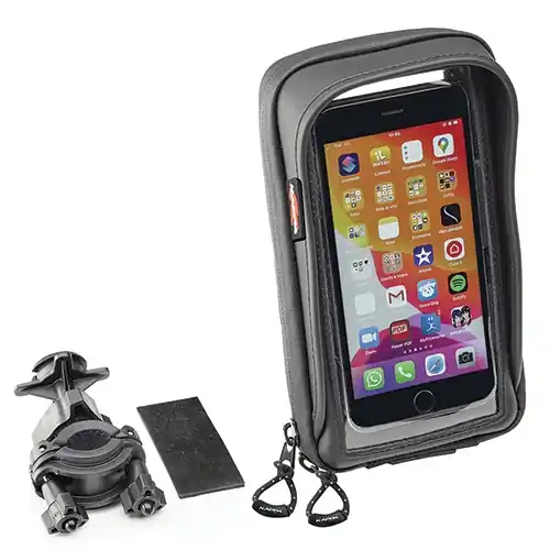 Přímo Od Výrobce KAPPA brašna na navigaci / telefon IPHONE XR/XS/XS MAX/X/8/8 PLUS/7/7 PLUS, SAMSUNG GALAXY S5/S6/S7/S8/S9/S10/EDGE s montáží na řidítka i zrcátko