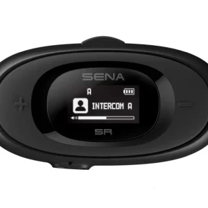 Finální Výprodej SENA interkom motocyklový 5R BLUETOOTH 5.1 do 700M s LCD displejem, sada HD reproduktorů a univerzálního mikrofonu ( 1 sada ) (EL)