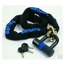 Nejprodávanější OXFORD odolný řetěz se zámkem délka 1,5M SS (10mm)