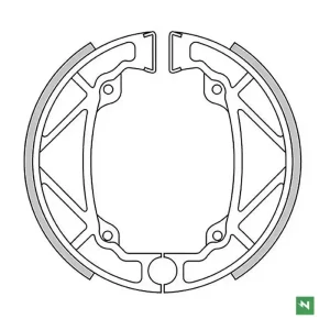 Výprodej NEWFREN brzdové čelisti - pakny přední KTM MX 125/250 83, MX 500 82, (140X25mm)