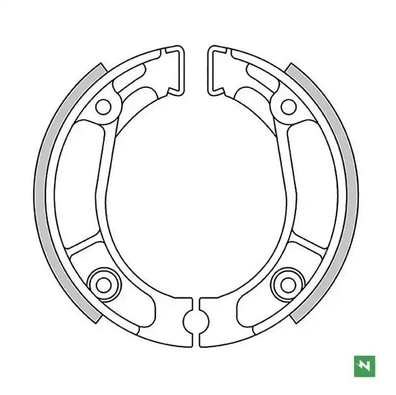 Must-Have NEWFREN brzdové čelisti - pakny přední/zadní HONDA C 90 82-03, CR 80R 80-85, CRF 150F 03-17, CT 110 80-09, CT 125 76-85, MTX 125/200 83-86, TL 200 76-79, XL 125 78-82, XL 185 80-82, XL 125R 84-, XL 250R 84-87, XL 350R 83-84, XR 125L