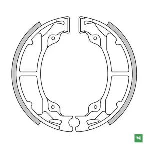 Akční Nabídka NEWFREN brzdové čelisti - pakny zadní KAWASAKI KD 80 88-90, KDX 200 83-88, KH 125 77-81, KX 125 82-85 (110X30mm)