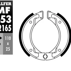 Doprava Zdarma GALFER brzdové čelisti - pakny zadní YAMAHA BREEZE 50 95-, BWS 50 91-95, BWS 65 88-95, DT 50 94-03, DT 80 81-92, JOG 50 88-92, WHY 50 98-, JOG 90 90-, YFM 80/100 87-88, ADLY CAT 20/100/125 06-, JET 50/100 06-