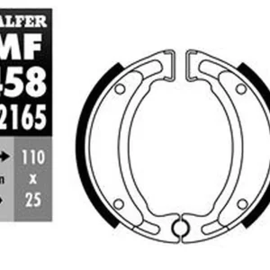 Akční Nabídka GALFER brzdové čelisti - pakny zadní SH503 (Y503) YAMAHA CYGNUS 125 95-02, NEOS 50 97-09, SR 125 82-02, TT 225 86-04, YFA 125 91-93, YFM 200 86-89, YFM 225/350 86-88, YFS 200 88-02