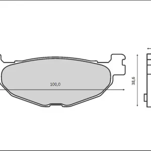 BRENTA brzdové destičky KH319 (organické) Ověřený