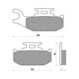 BRENTA brzdové destičky KH413 (organické) Přímo Od Výrobce
