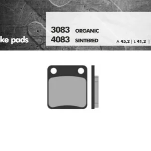 Novinka BRENTA brzdové destičky KH54 / KH257 sintrované barva zlatá (FT 4083)