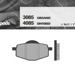 Akční Nabídka BRENTA brzdové destičky KH101 sintrované barva zlatá (FT 4085)