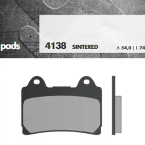 BRENTA brzdové destičky KH160 sintrované barva zlatá (přední TDM 96-01, V-MAX 93-03, FJ1200 91-95) (FT 4138) Prémiový