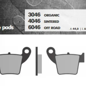 Cenová Bomba BRENTA brzdové destičky KH346 sintrované barva zlatá OFF ROAD HONDA CR/CRF zadní (FT 6046)