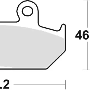 TRW ZF brzdové destičky KH124 KH412 organické HONDA VT 600 SHAdoW 89-93, XL 600V TRANSALP 91-93, NX doMINATOR 650 88-90, XRV 650 AFRICA TWIN 88-90, GL 1500 88-00, přední Objednat Nyní