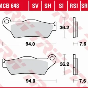 Nejprodávanější TRW ZF brzdové destičky KH181 sintrované APRILIA RX 125 00-13, BMW G 450X 08-11, KTM EXC 125 90-16, SX 250 96-, EXC-F 350 11-, EXC 450 03-16, LC4 620 94-01, LC8 950/990 ADV/SMR 02-13, YAMAHA TT 600E/R 93-04 přední, TENERE 700