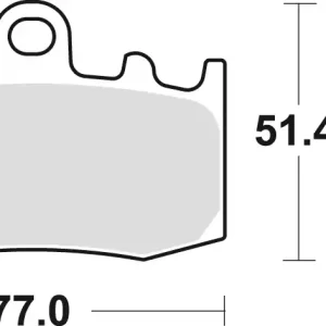 TRW ZF brzdové destičky KH335 organické BMW R 1100 S 01-05, R 1150 GS / ADV / R /RT 01-06, K 1200 GT / RS 01-08 K 1200 S 05-09 R1200 GS / ADV 04-13, přední Omezená Nabídka