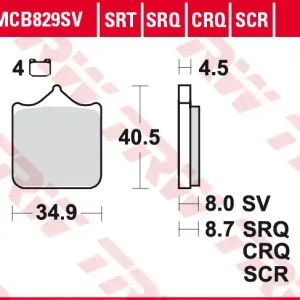 Velkoobchod TRW ZF brzdové destičky KH499/4 sintrované STREET BMW S 1000 RR 09-, přední