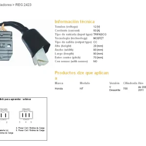 DZE regulátor napětí HONDA NT 700V DEAUVILLE 06-11 (31600-MEW-921) MOSFET (50A) Oblíbený
