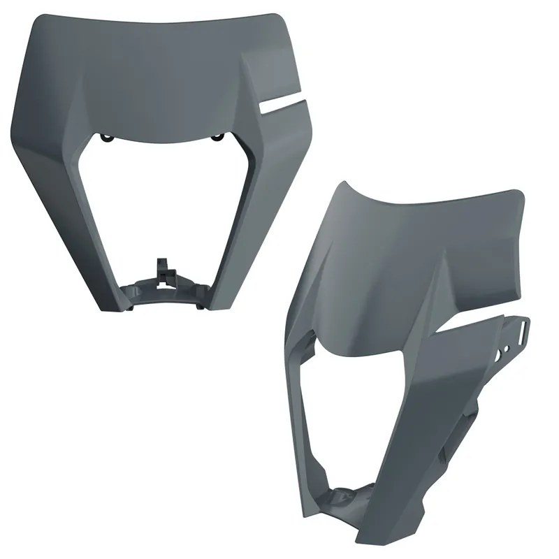 POLISPORT kryt světla přední KTM EXC / EXC-F / XC-W / XCF-W `17-19 barva nardo šedý nardo šedá (vzor OEM) Originální