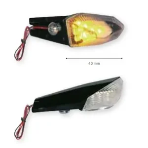 FAR blinkry LED k montáži k registrační značce (komplet - 2 kusy) barva černá Časově Omezené