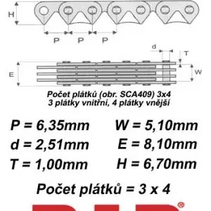 Víkendová Akce D.I.D Rozvodový řetěz DID SUZUKI RM-Z 450 rok 05-15