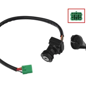 Levný BRONCO spínač zapalování SUZUKI LT-A/F 400 02-08, LT-F 400F 02-20, LT-A 500X 09-18, LT-A 750X 16-18 (37110-38F00;37110-38F01)