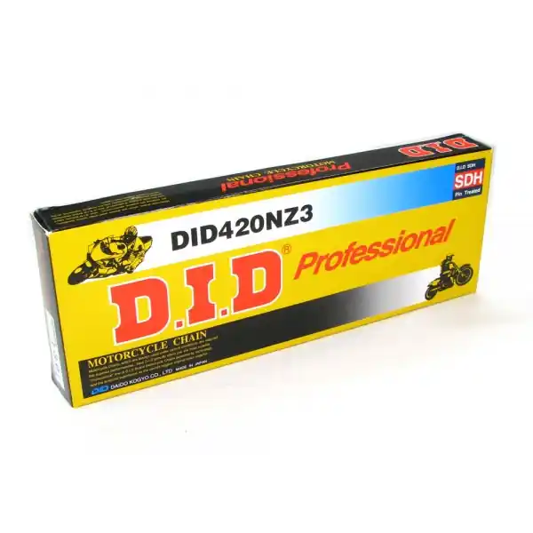 Novinka DID hnací řetěz 420NZ3-140 (140 článků) bez O-kroužků, rozpojený + spojka