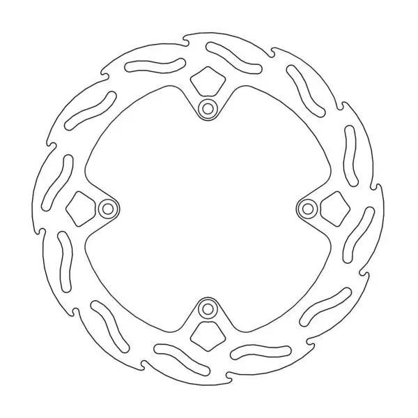 Omezená Nabídka MOTO-MASTER brzdový kotouč FLAME zadní 220mm KTM SX85 11-17, 250 FREERIDE 14-17, 350 FREERIDE 12-17 HUSQVARNA TC85 14-17 (NG1281X)