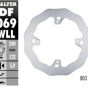 GALFER brzdový kotouč zadní HONDA CR 125R/250R 95-07, CR 500 95-00, CRF 250R/450R 02- WAVE (240X122X5mm) Oblíbený