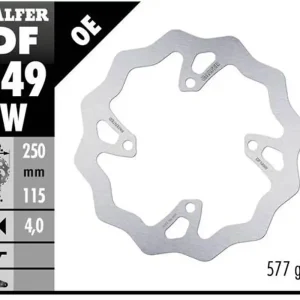 Odeslání Ihned GALFER brzdový kotouč zadní KAWASAKI KX 250F/X 20-, KX 450F 19- WAVE (250X115X4mm)