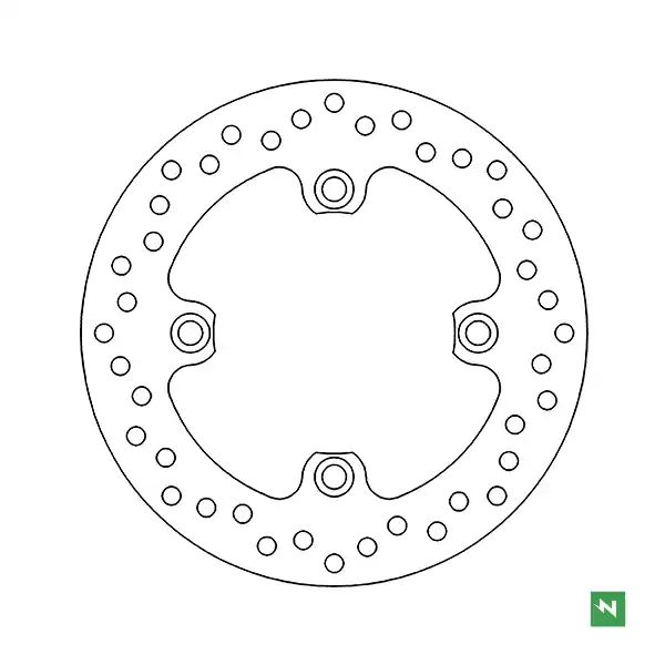 NEWFREN brzdový kotouč zadní HONDA CBR 600F 91-06, CBR 1000RR 04-14, CB 600 HORNET, CBR 900, VTR 1000 (220X105X5) Značkový