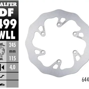 GALFER brzdový kotouč zadní YAMAHA YZ 125/250 02-17, YZF/WRF 250/426/450 02-15 WAVE (245X115X4mm) Tovární Cena