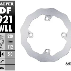 GALFER brzdový kotouč zadní SHERCO SE/SEF 250/300/450 14-, (pouze s zavěšeníMI WP i KAYABA) SE 125 21-, SE-R 2.5/3.0 ISIDE 14- WAVE (220X112X5mm) Originální