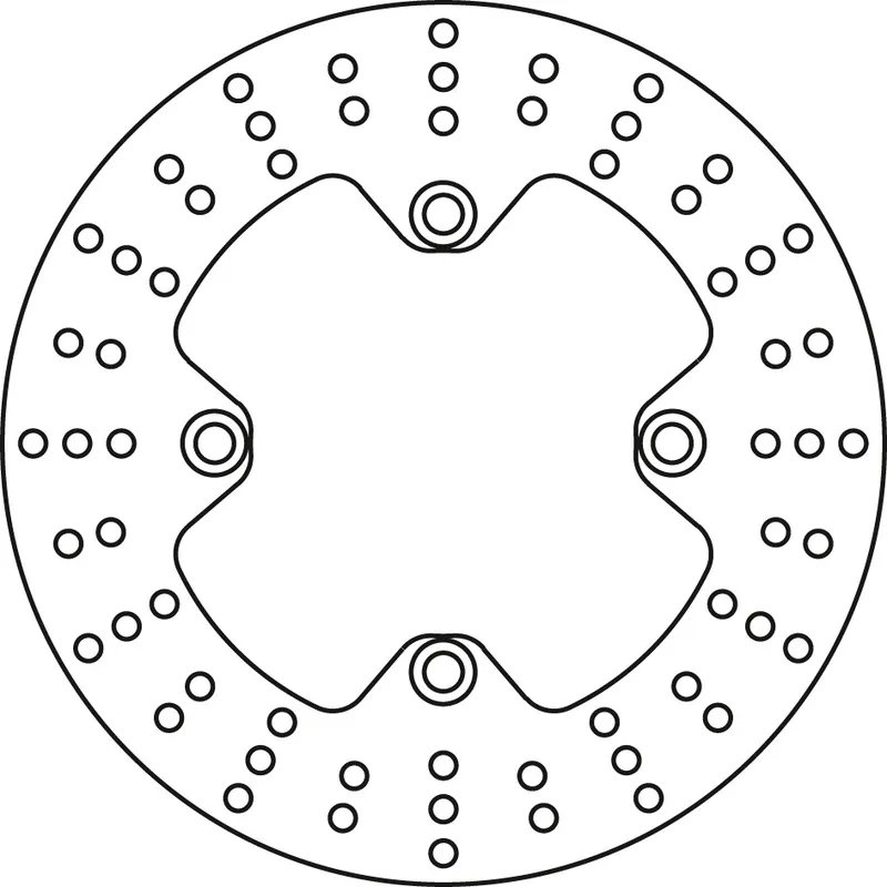 TRW ZF přední brzdový kotouč HONDA CB 250 TWO FIFTY 92-05, zadní - HONDA TRANSALP XL-V 600/650 91-07, TRANSALP XL-VA 700 08-13, CB 750 SF 92-03 Levný