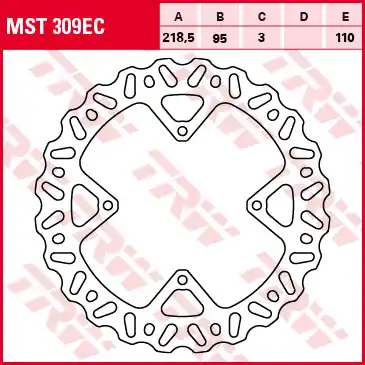 TRW ZF přední brzdový kotouč KTM SX 85 03-11 Velkoobchod