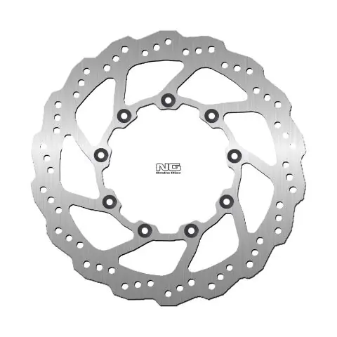 NG přední brzdový kotouč KAWASAKI KLE 500 91-03 (300X130X5mm) (9X10,5mm) WAVE Luxusní
