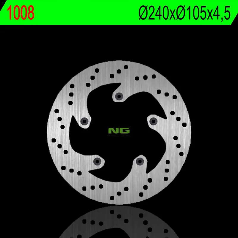 Nízká Cena NG přední brzdový kotouč APRILIA ATLANTIC 125 03-, 200/250/300 03-11, MALAGUTI MADSON 125 06-09 (přední/zadní) (240X105X4,5mm) (5X6,5mm)