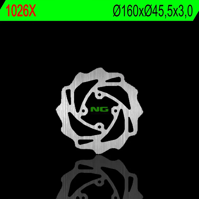 Nakupujte Hned NG brzdový kotouč zadní KTM 65 SX 98-22 (160X45,5X3) (4 otvory) WAVE (4X6,5mm)