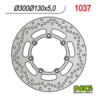 NG přední brzdový kotouč KAWASAKI VN 800 97-03, EN 500 94-03, VN 1500 CLASSIC 97 (300X130X5) Vrácení Zdarma