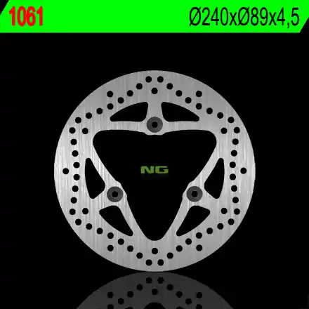 Finální Výprodej NG přední brzdový kotouč/zadní SUZUKI BURGMAN 125/200 06-14 (240X89X4,5) (3X10,5mm)