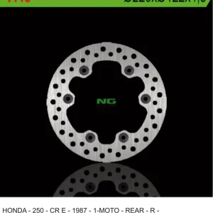 NG brzdový kotouč zadní HUSQVARNA CR 250 85-87 HONDA CR 250 87 (220X122X4,5) Časově Omezené