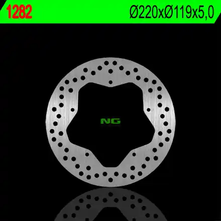 NG brzdový kotouč zadní BMW S 1000 R/RR 09-15 (220X119X5) (5X6,6mm) Akce