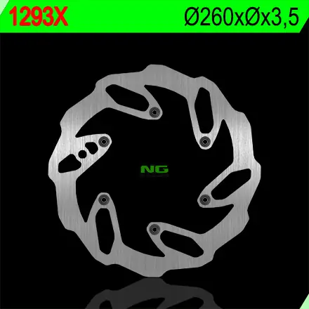 NG přední brzdový kotouč BETA RR ENDURO 250/300 12-23, XTRAINER 250 17-22 4T 390/400/430/450/480/498 (260X-X3,5) WAVE 6 otvorů Limitovaná Edice